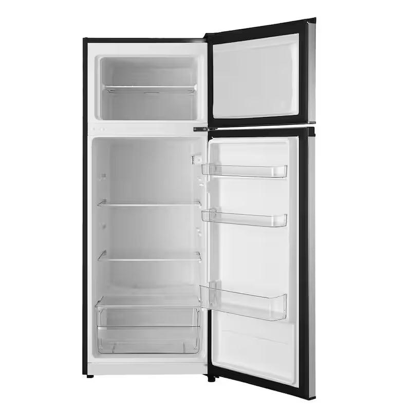 7.1 cu. ft. Top Freezer Refrigerator Stainless Steel Look O3288