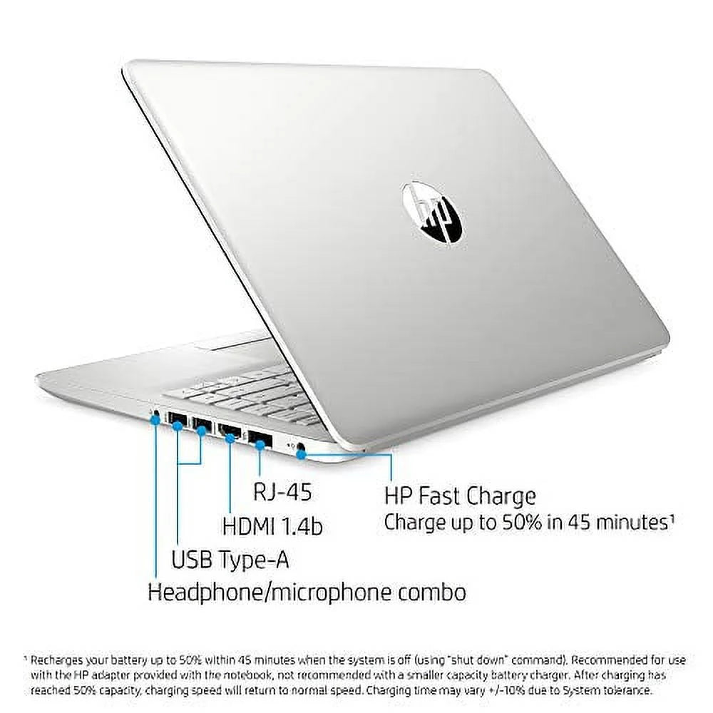 14'' HD Laptop Intel i3 16GB RAM 256GB SSD Silver Windows 10 Pro H534449