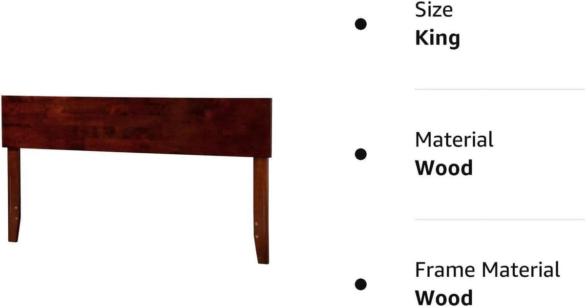 King Walnut Headboard Y150508