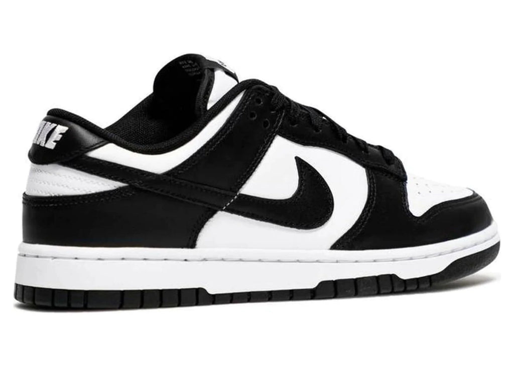 White Black Leather Sneaker Shoes X802610