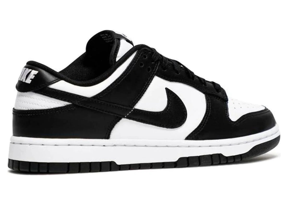 White Black Leather Sneaker Shoes X802610