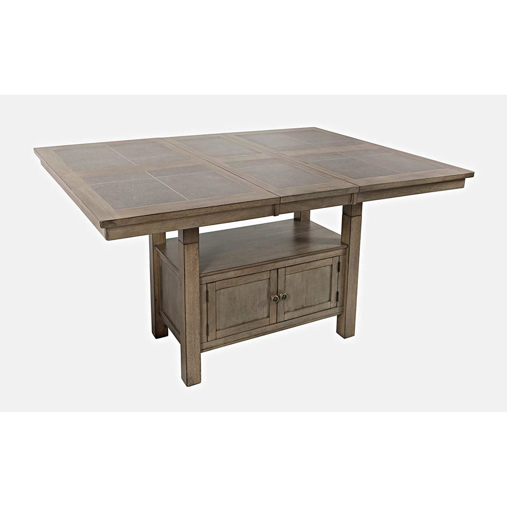 74'' Storage Dining Table with Tile Inlay D6664