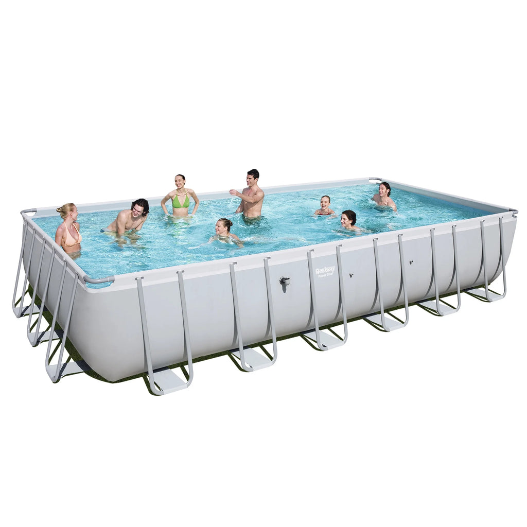 24' x 12' x 52" Frame Above Ground Swimming Pool Set T736