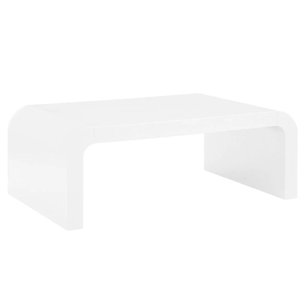 White Wood Coffee Table D719