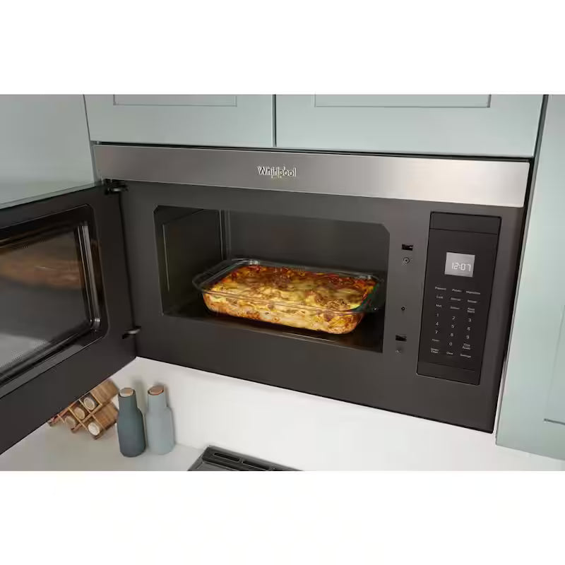 30 in. 1.1 cu. ft. Black Over-the-Range Microwave with Turntable O7910