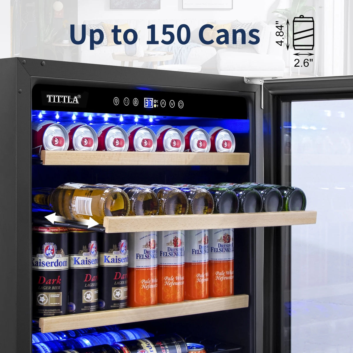 24'' 150-Cans Built-in Beverage Cooler J4249
