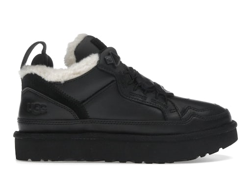UGG Lowmel Leather Sneaker - Black (Women's)